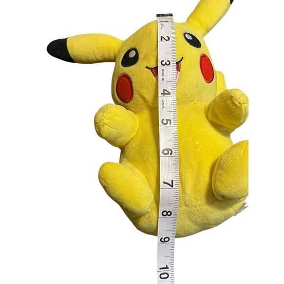 Pokemon Yellow Black Red Pikachu Small 9" Plush Stuffed Animal Toy - Picture 11 of 12